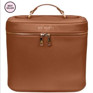New Sly Beauty Ever Need cosmetic case in saddle